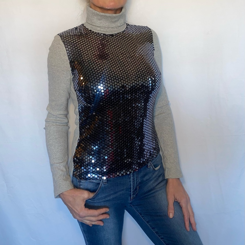 Dolce & Gabbana sequins turtleneck.